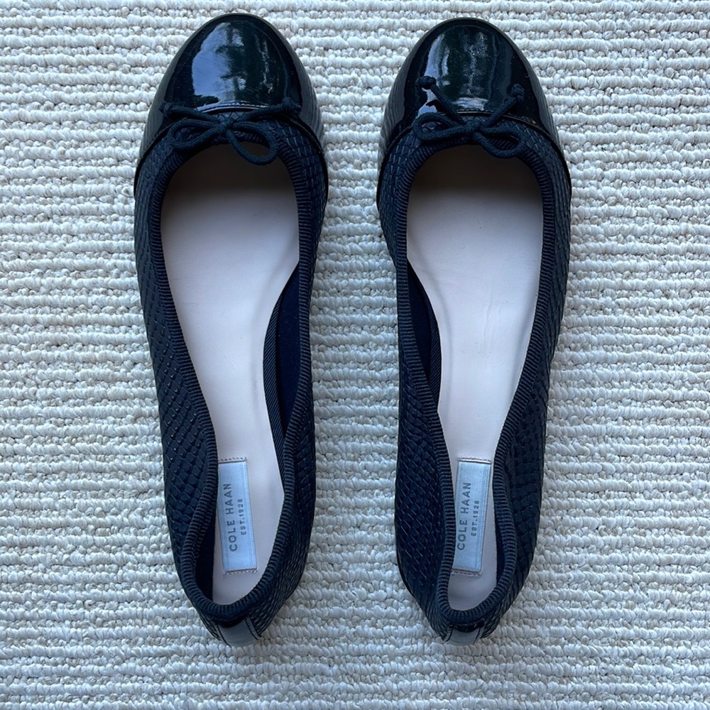 Black Cole Haan Flats